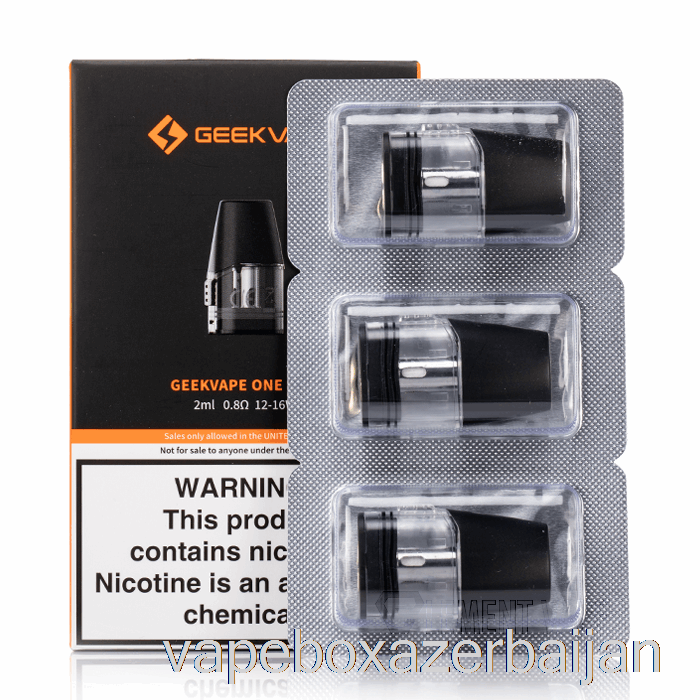 Vape Azerbaijan Geek Vape Aegis ONE Replacement Pods 0.8ohm Pods